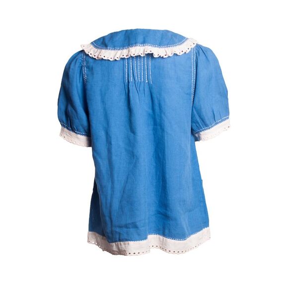 Paul & Joe linen shirt with ruffles